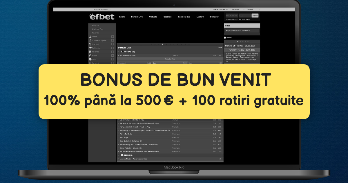 Efbet Casino welcome bonus